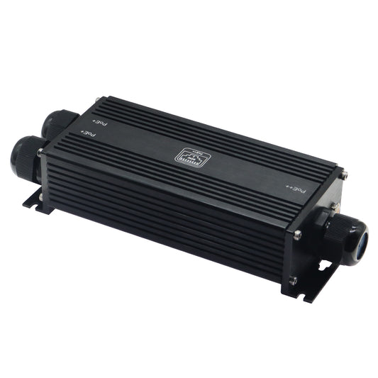 Industrial Gigabit PoE Extender, IEEE 802.3af/at/bt, IP67 Waterproof Outdoor PoE Repeater